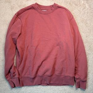 Old Navy Men's Crewneck Sweatshirt in Dusty Rose